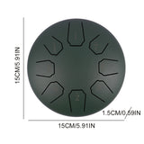 Steel Tongue 6 Inch 8 Notes Hollow Music Ethereal Yoga Meditation Drum Percussion Instruments Gifts