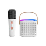 Microphone Karaoke hine Portable Bluetooth 5.3 PA Speaker System with 1-2 Wireless Microphones Home Family Singing New Mic