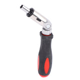 2X 0-180 Degree Multi Function Ratchet Screwdriver 1/4 Inch Inside Hexagon Interface Adjustable Angles Screwdriver