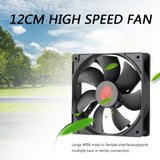 12cm Big 4 Pin High Speed Desktop Chassis Fan Large Air Volume PC Case Radiator
