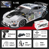 1:16 Lighting Spray GTR Sports 4WD High Speed Drift Rc Car 2.4G Wireless Remote Control Kids Toys