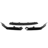 Bumper Diffuser Front Bumper Lip Aerodynamic Glossy Black Long Durability for Car