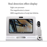 11 Inch LCD Analyzer Digital Microscope Magnifier Skin Hair Blackhead Follicle Scalp Detector 50X-200X
