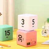3PCS Cubic Timers Gravity Sensor Flip Workout Study Game Meditation Timer 1-3-5-10Minutes And 15-20-30-60Minutes