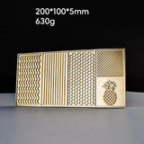 Copper Design Stamping Plate Cube Stamper tails Making Bar Ice Cream Printing Bartender Whisky Press Drawer Mold