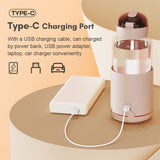 Portable 300ml Capacity Precise Temperature Control Built-in Battery Wireless Instant Water Warmer Electric Kettle