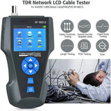 NF-8601S Multifunctional RJ45 CAT6 Network Tester Cable Tracker PoE/PING/Port LCD Display Measure Length Wiremap
