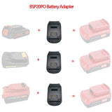 BSP20PO Adapter for Black Decker/Stanley/Porter Cable 20V Li-Ion Battery Used Convert For Porter Cable18V Nickel PC18BL