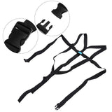 Simple Safety Medical Wheelchair Seat Belt Restraint Chest Cross Harness Chair Strap For Paralysis Elderly Patients Cares Adjust