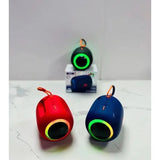 Wireless Bluetooth Speaker Cloth Carries Lights, Stereos, and A Subwoofer Small Steel Cannon Card Inserted Support