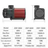 SUNSUN Submersible Circulation Frequency Conversion 24V DC Water Pump Amphibious Fish Pond