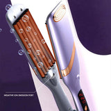 Professional Curling Iron Corrugation Waver Curler Tongs Big Wave Volumizing Hair Crimper Iron Styler Tools