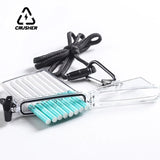 CRUSHER Transparent Cigarette Case Hanging Neck Style Waterproof Seag Small Tobacco Box Portable Cardcase Smoking Accessories