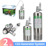 1/2L Aquarium system Stainless Steel CO2 Cyder Generator System Carbon Dioxide Reactor Kit For Plant Fish