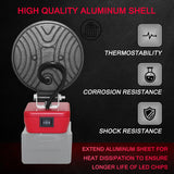 9800LM Cordless Work LED od Light Flashlight High Low Ceam Control Spotlight for Milwaukee 20V Max Li-ion Battery