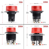 DaierTek 50A 100A 200A 300A 12V Car Battery Disconnect Cut Off Isolator Switch For RV Motorcycle Truck