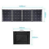18V 400W Solar Panel USB Output Monocrystalel Waterproof Solars Cells Folding Package with 10/20/30/40/50A/60A Controller