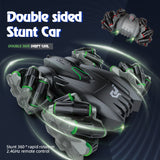 Children's watch remote control drift horizontal double-sided driving four-wheel drive stunt off-road high-speed race toy car