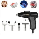 680N Electric Chiropractic Muscle Massagers Correction Spinal Activation Gun Adjustable Strength Equipped Physiotherapy 4 Heads
