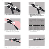 Mounted Gear Vehicle Fishing Rod Rack Holder Strap Storage Car Rest Belt Carrier for SUV Van