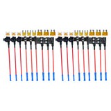 Top-2X 3 Types Add-A-Circuit Adapter & Kit - Tap Holder With Fuse For Cars Trucks Boats