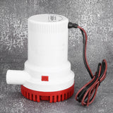 2000GPH Boat Water Discharge Marine 12V Electric Bilge Ignition Protected Pump