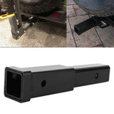12in Trailer Hitch Extension 5000lbs Towing Extender Steel Square Tube for Class 3/4 2in Receiver Steel