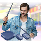 Electric Professional Electronic Virtual Air Drum with Drumsticks and Pedals - for Beginners, Children, Adults