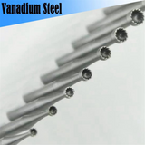 6 Pcs Round Cup Burr - 3/32Inch Shank Jewelry Making Burs Wire Rounder Bits