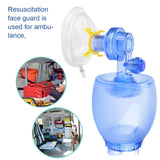 PVC Self-help Manual Resuscitator Bag Kit For Simple Breathing Apparatus Tool Respiration Resuscitation Blue Children