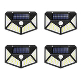 Solar Waterproof Wall Lamp Human Body LED Motion Sensor Outdoor Garden Light