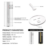 Multifunctional Facial Mask Maker Automatic Smart Beauty Equipment Vegetable Fruit DIY Face Mask Machine for Skincare Mask Make