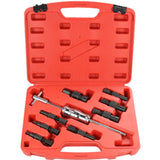 9Pc Blind Hole Slide Hammer Pilot Bearing Puller Internal Extractor Removal Kit 8-32MM L47cm x W21cm x H 8cm
