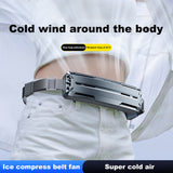Coog Small Rechargeable Wearable Waist Mounted Fan - 3 Speeds for Running, Cycling, Outdoor Sports