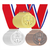 30Pcs Award Gold Sier Bronze Winner Medals 1St 2Nd 3Rd Prizes for