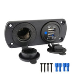 DaierTek Dual USB Car Cigarette Lighter Socket Splitter 12V Charger Power Adapter Outlet Accessories New Arrive
