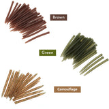 30pcs 50pcs / 100pcs 38mm/54mm Anti Tangle Rubber Sleeves Connect with Hook Carp Coarse Fishing Accessories