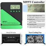 MPPT Wifi Solar Charge Controller 12V/24V Dual USB LCD Display Panel Charger Regulator 10A/20A/30A/40A/50A/60A for Lead Battery