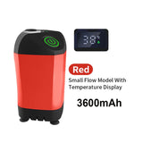 3600/4800/7800mAhPortable Camp Electric Shower Pump IPX7 Waterproof with Digital Display for Camping Hiking Travel