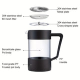 Brew Delicious Coffee at Home with This 1pc Coffee Maker - 350/600/1000ml Capacity!