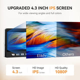 Coin 4.3" LCD Digital Microscope 1000x IPS Screen 8 LED Lights PC View Windows Compatible With 32GB SD Card