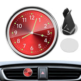 Auto Interior Automobile Portable Mini Clock Decoration Luminous Analog Watch Ornaments For Cars Trucks RVs
