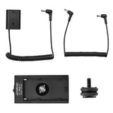 Andoer NP-F970 F750 Plate Holder Adapter + FZ100 Dummy Battery Coupler for Sony A7 III/A7R IV/A9/A9 II Cameras