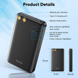 Portable Mini 6 Gears Adjustable spot welder with USB-C Interface Quick-Release Pens hine Spot Welding Pen