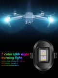 LED Strobe Rechargeable Night Navigation Light 4 Modes Drone Anti-Collision Lights for Motorcycle Car Bike