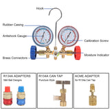 Fit for R12 R22 R404A R134A Air Condition Refrigeration Recharge Easy Operate Refrigerant Manifold Gauge Set