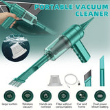 3In1 Wireless Vacuum Cleaner Portable High Power Powerful Home Cleaning Equipment Handheld Collector Car Dust Blower