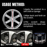 Cleaner 80g Dust Remover With Sponge Hub Cleaning Agent Car Restorer For Wheel Repair