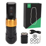 2400mAh 2 in 1 Tattoo Power Supply Machine OLED Screen Coreless Motor Liner Shader Wireless Tattoo Machine Pen