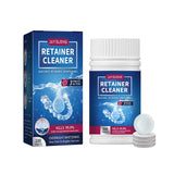 Jaysuing Denture Tablets Removes Odor & Stains | Oral Retainer Cleaner for Aligners Teeth Capped Cleaning Tablet 100PCS